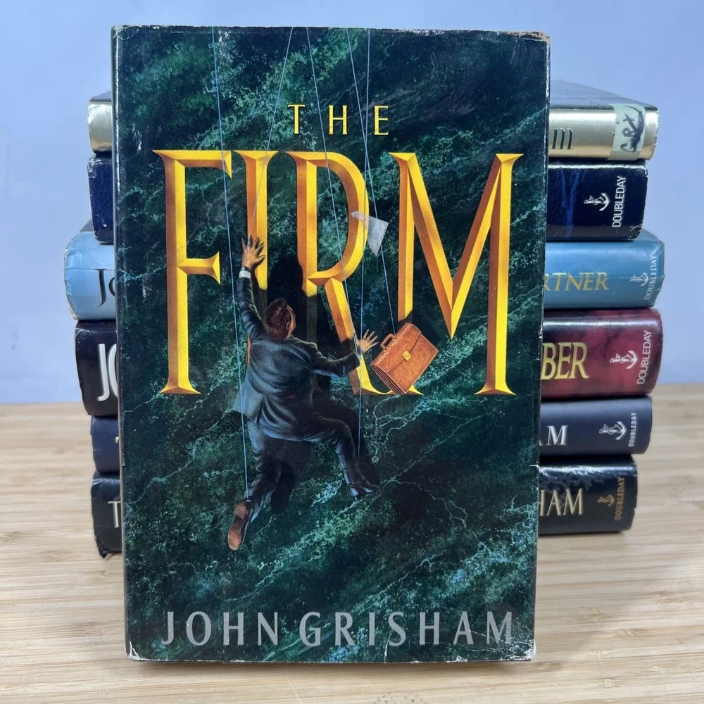 John Grisham 10 Hardcover Book Lot The Firm Client Rainmaker Runaway Jury